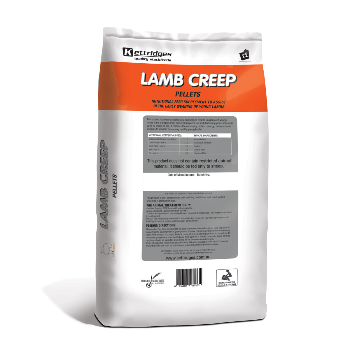 Alternative view of Lamb Creep Pellets