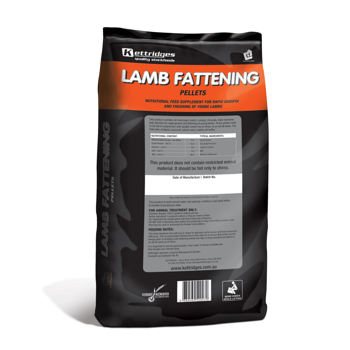 Alternative view of Lamb Fattening Pellets