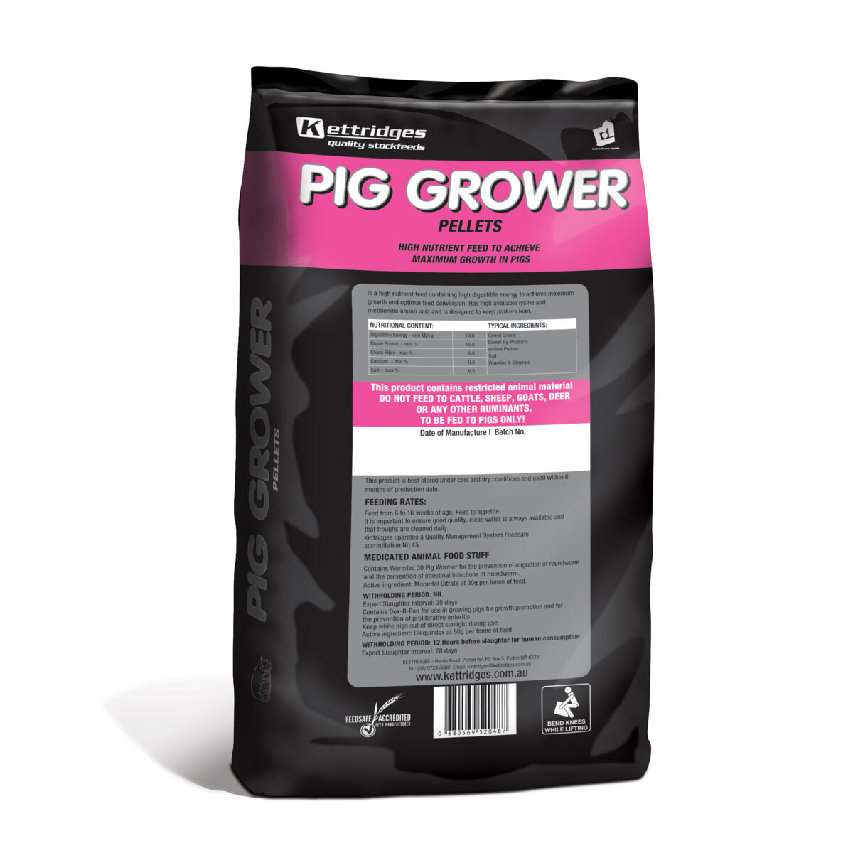 Alternative view of Pig Grower Pellets