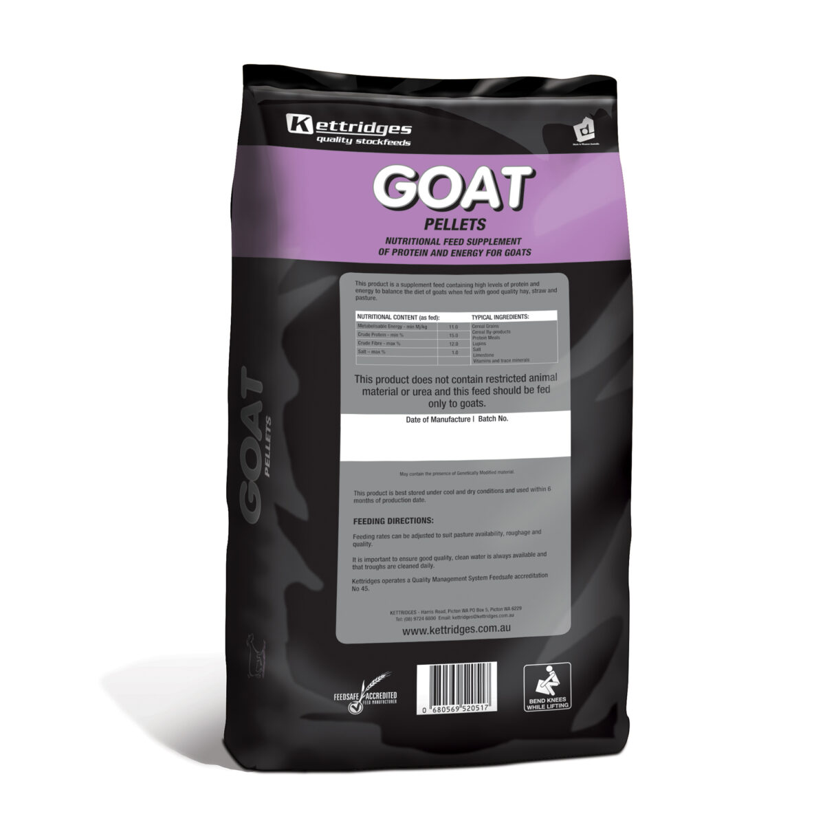 Alternative view of Goat Pellets