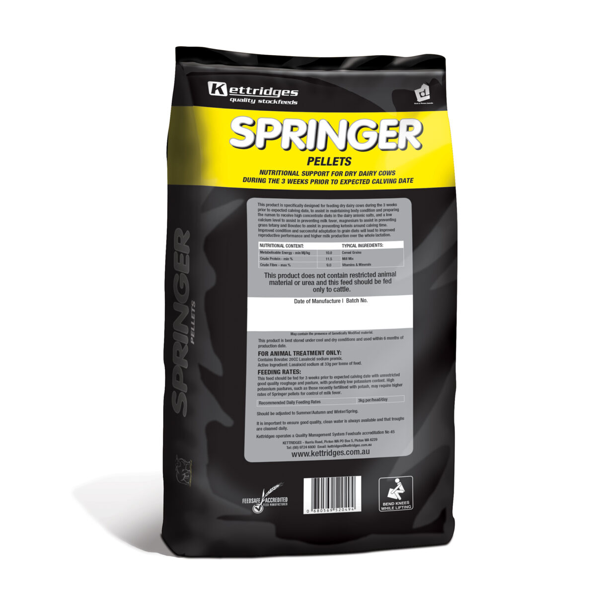 Alternative view of Springer Pellets